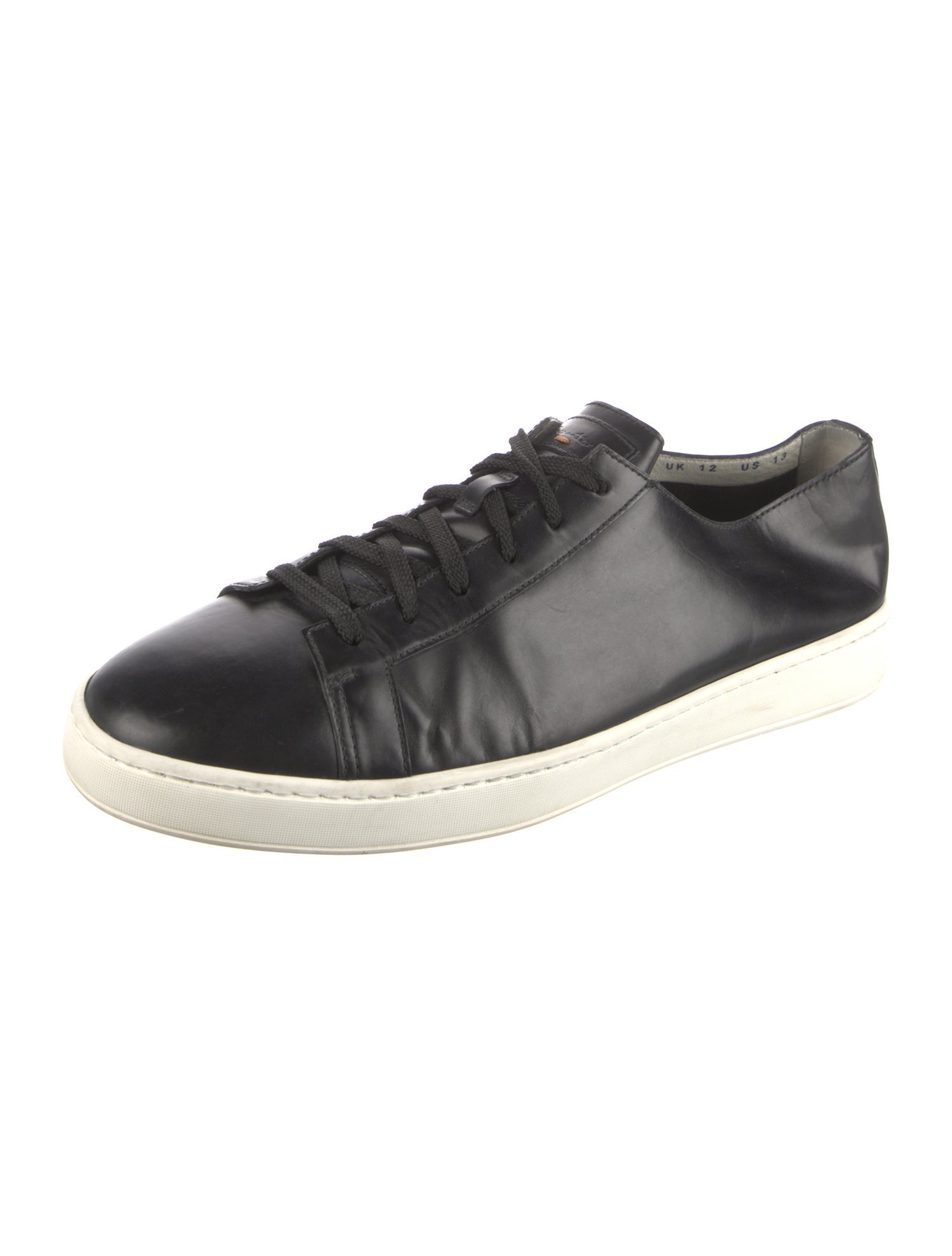 Santoni Leather Sneakers