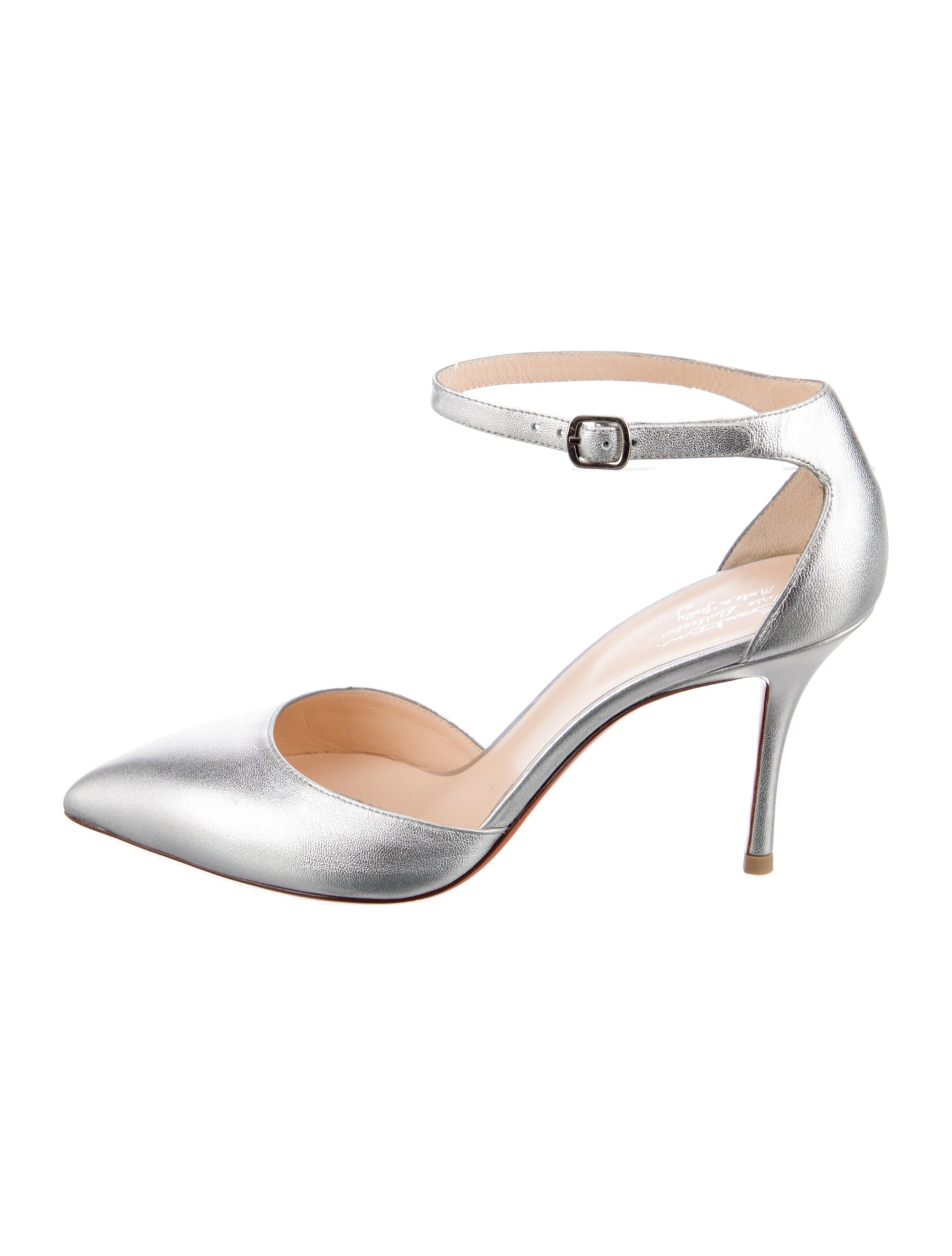 Santoni Leather D'Orsay Pumps