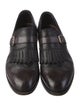 Santoni Leather Monk Straps