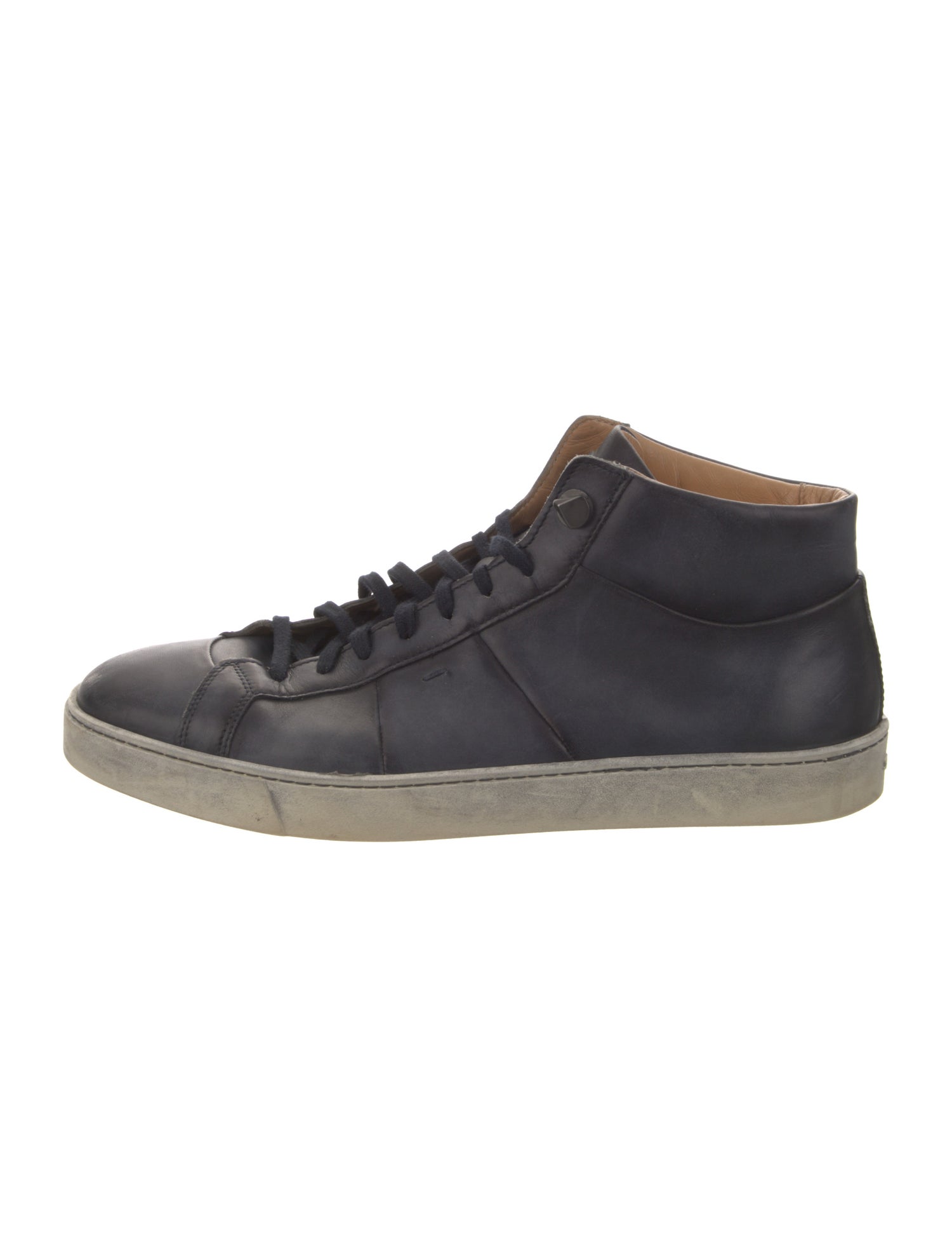 Santoni Leather Sneakers