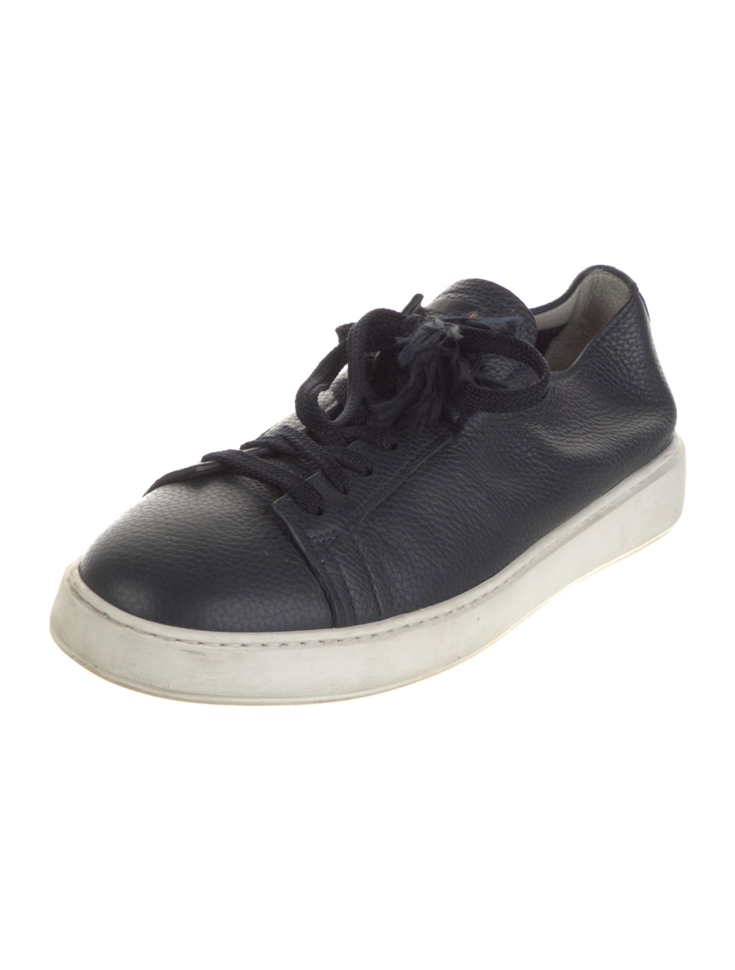 Santoni Leather Sneakers