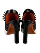 Santoni Leather Printed Slides