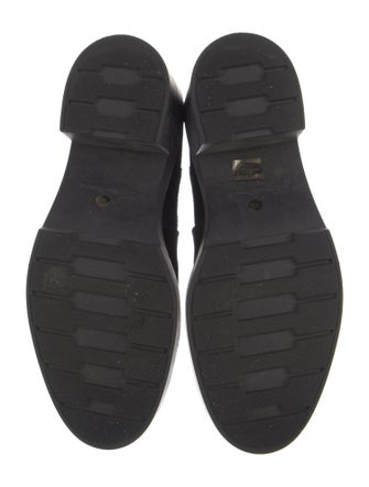 Santoni Suede Combat Boots