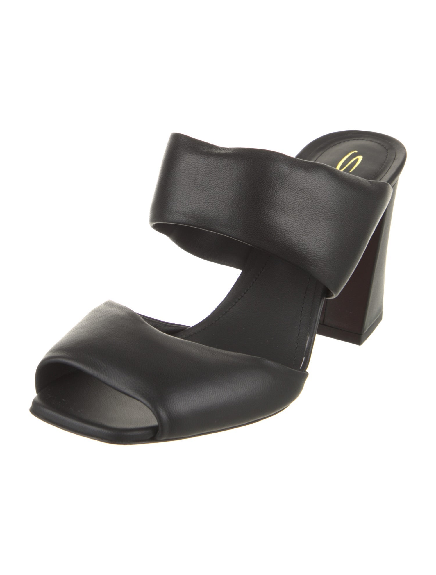 Santoni Leather Slides