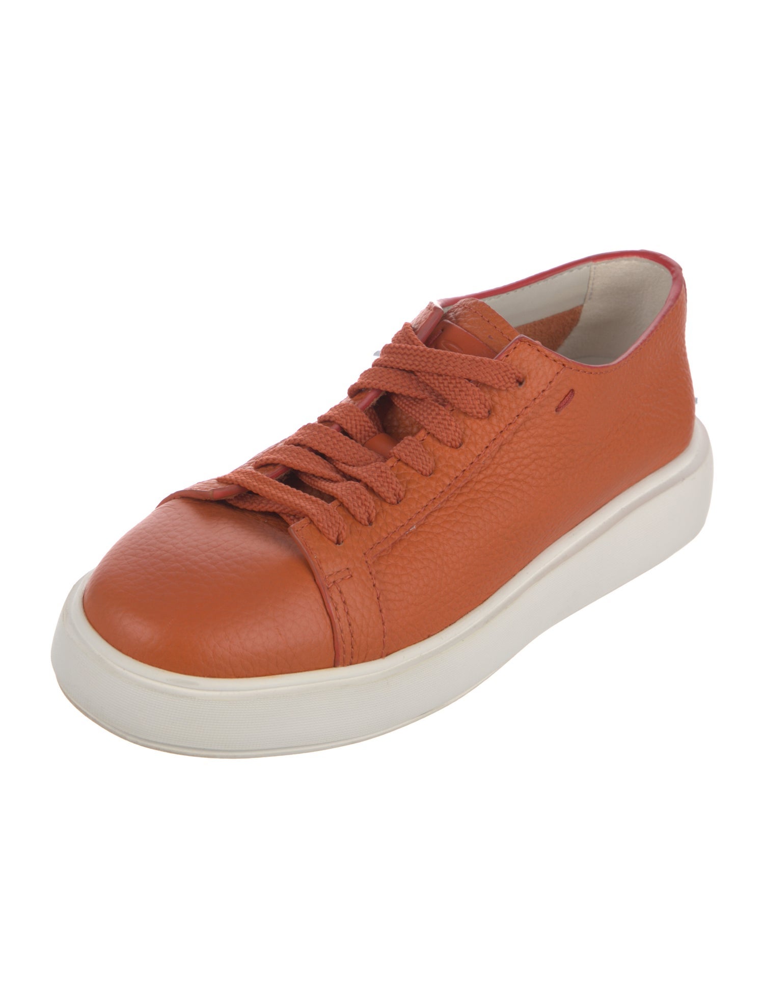 Santoni Leather Sneakers