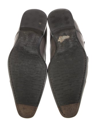Santoni Leather Monk Straps