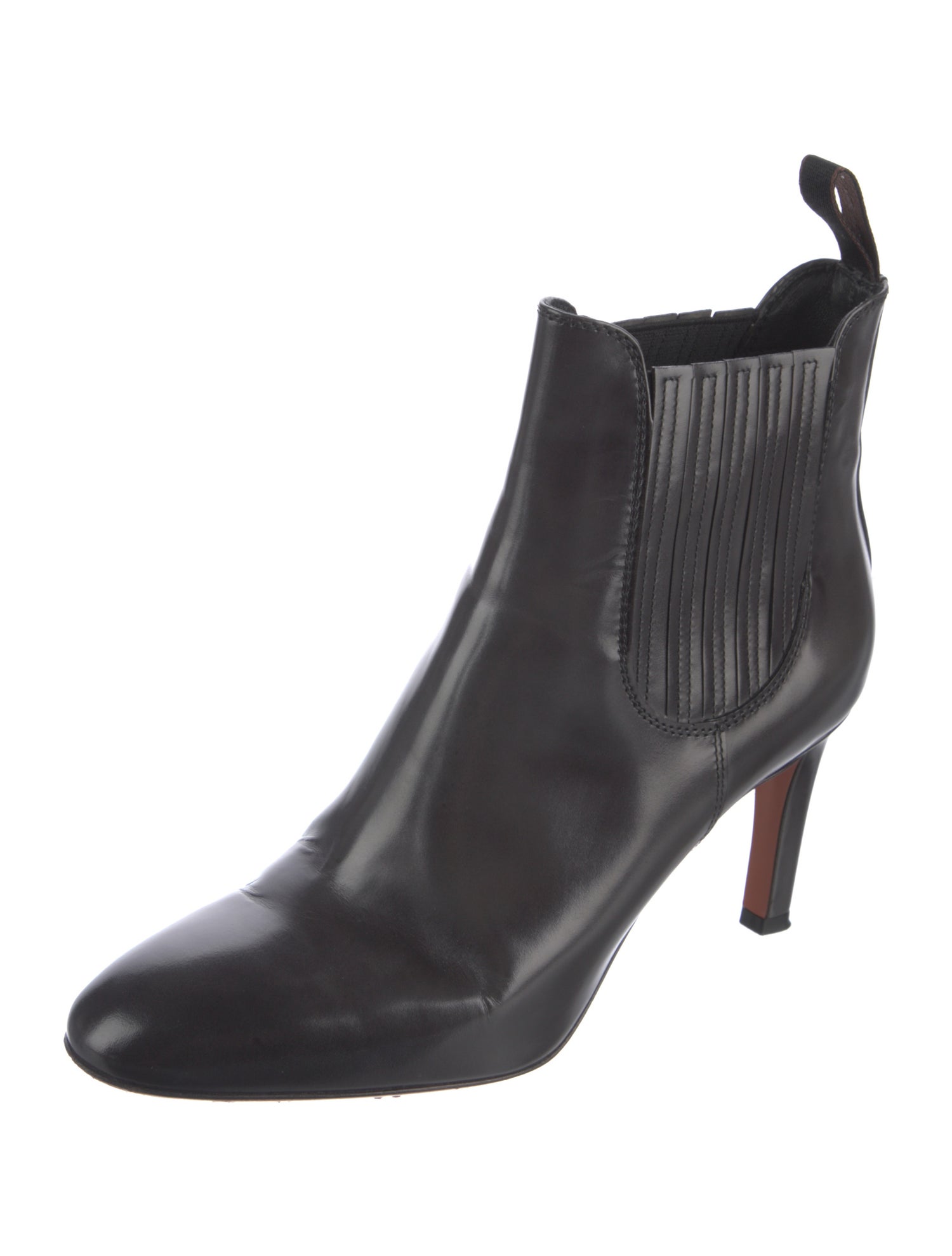 Santoni Leather Chelsea Boots