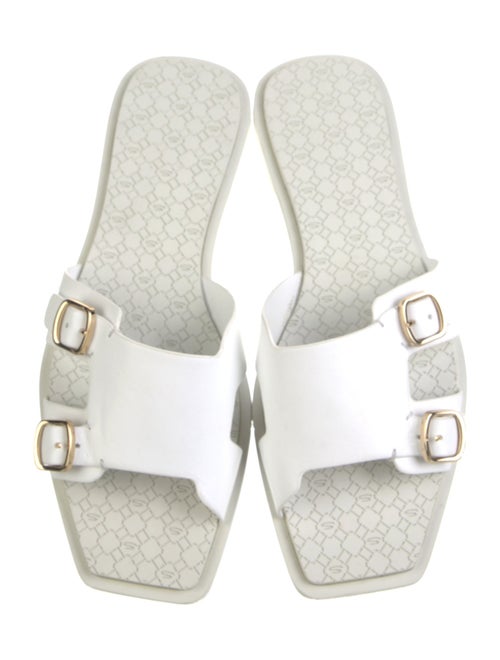 Santoni Leather Slides