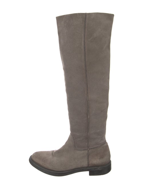 Santoni Suede Riding Boots