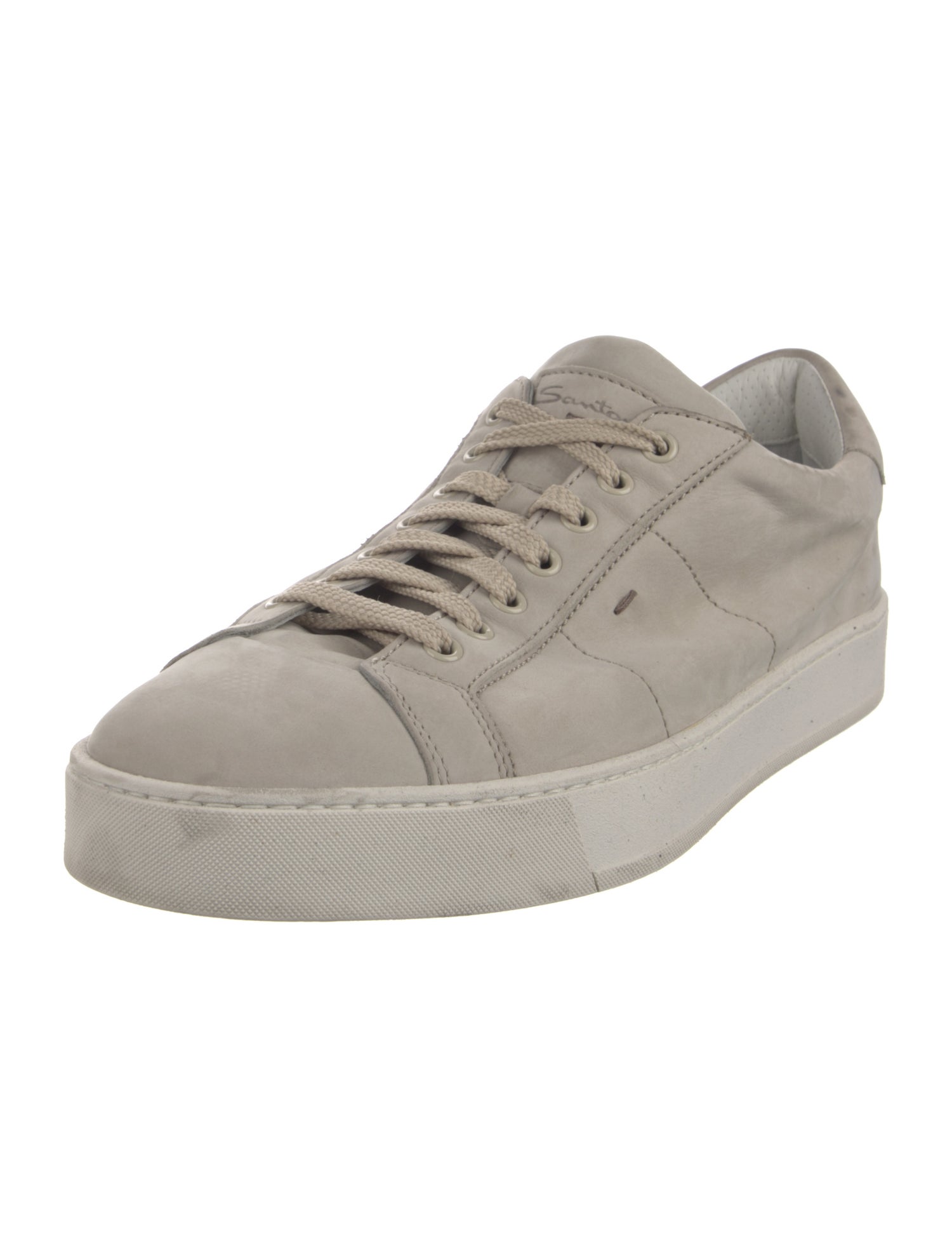 Santoni Leather Sneakers