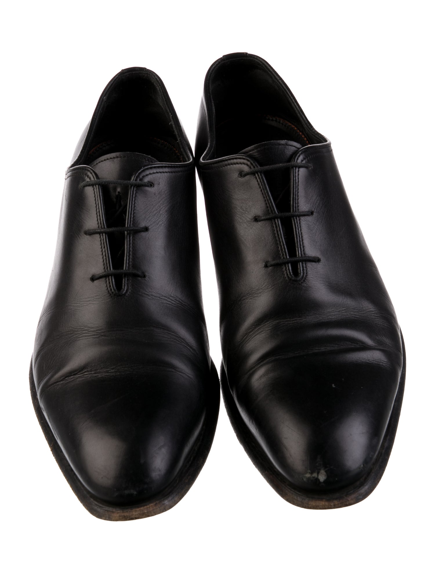 Santoni Leather Oxfords