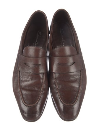 Santoni Leather Oxfords