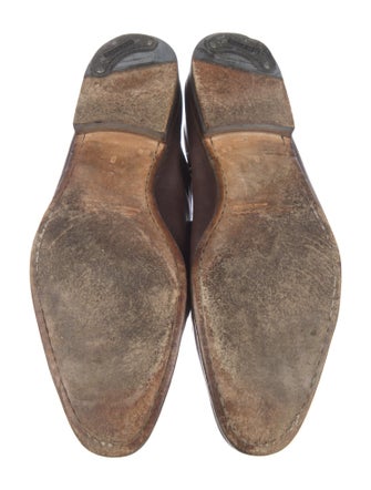 Santoni Leather Oxfords