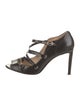 Santoni Leather T-Strap Pumps