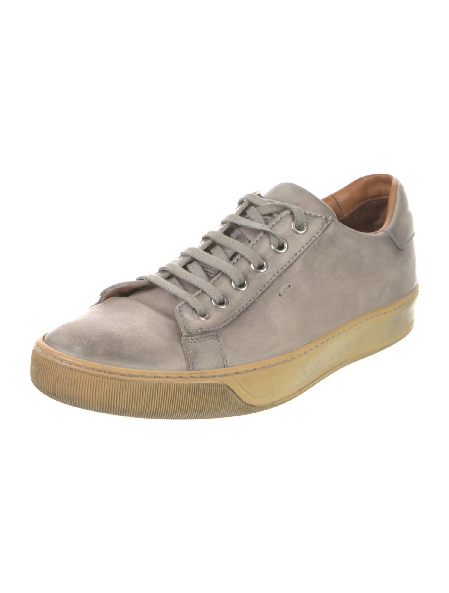 Santoni Leather Sneakers