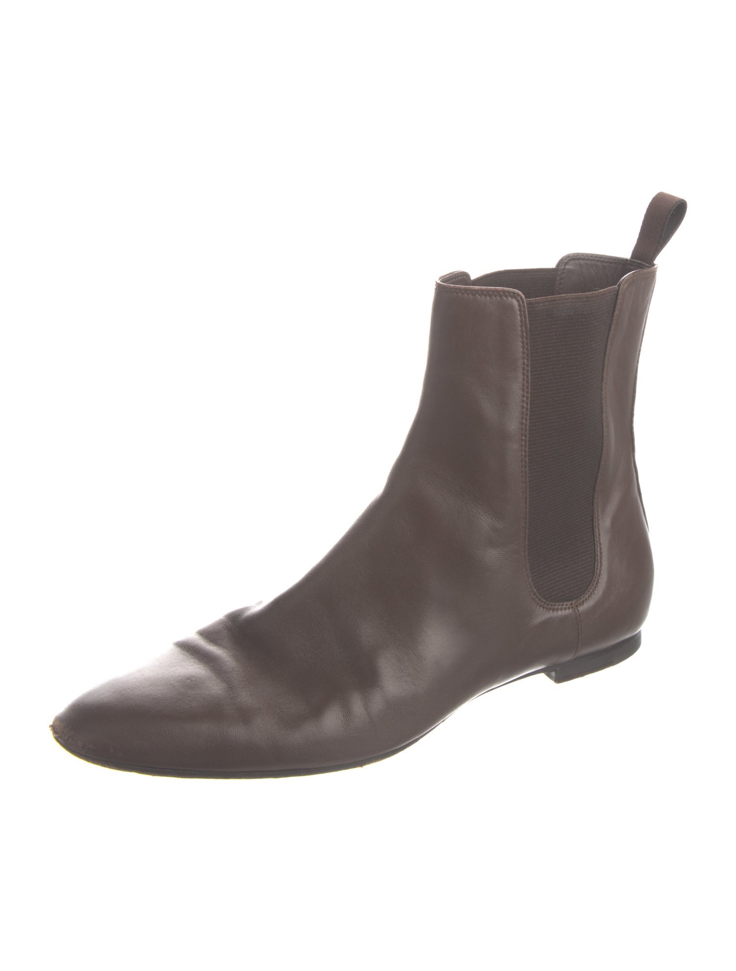 Santoni Leather Chelsea Boots