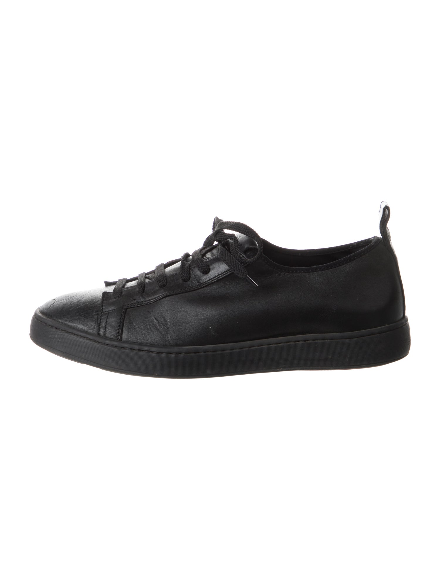 Santoni Leather Sneakers