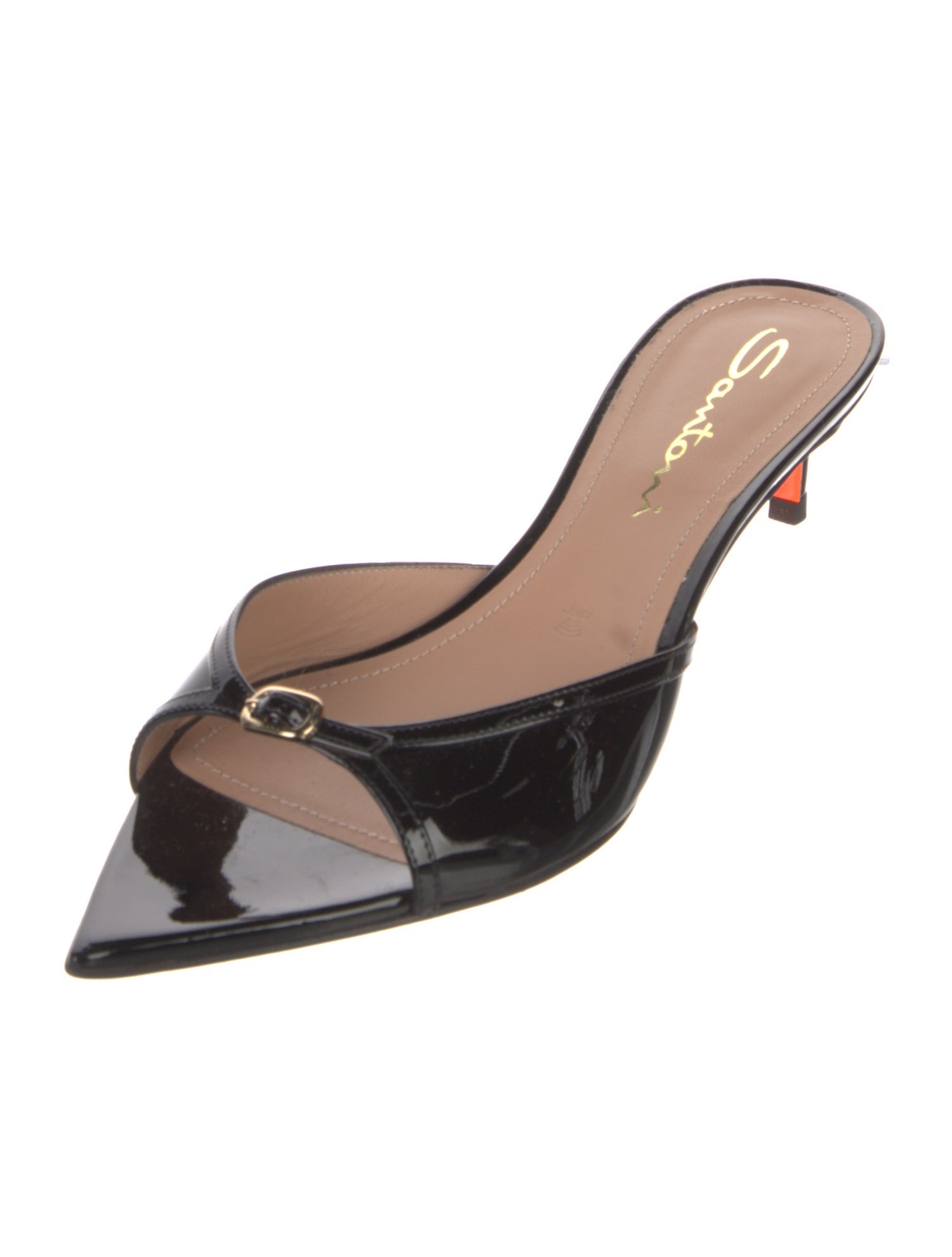 Santoni Patent Leather Slides