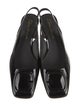 Santoni Patent Leather Slingback Pumps