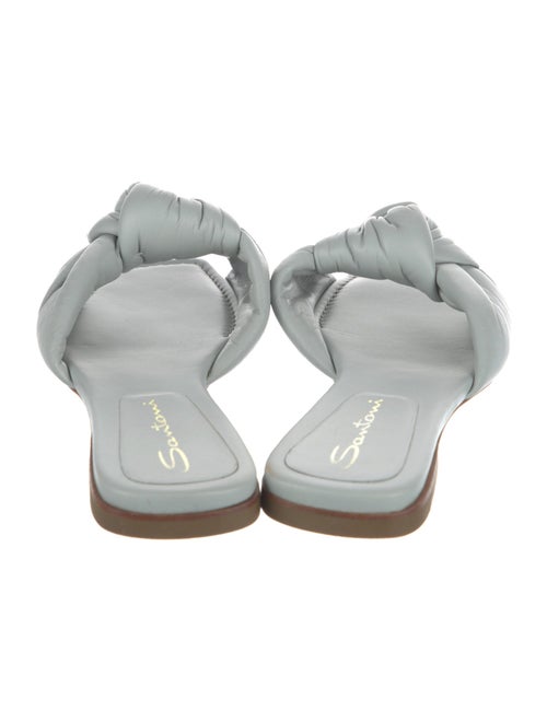 Santoni Leather Slides