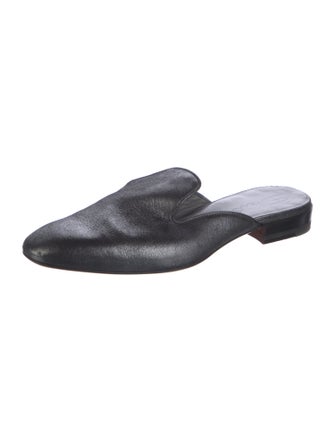 Santoni Leather Mules