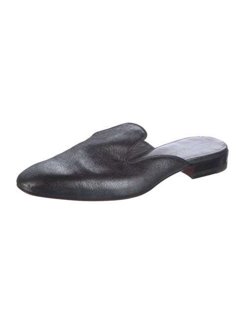 Santoni Leather Mules