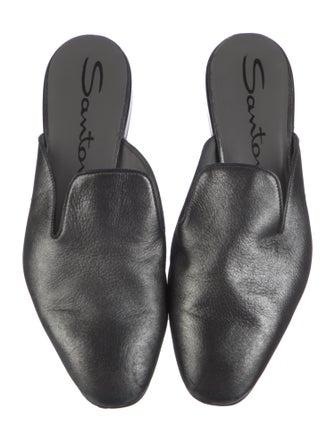 Santoni Leather Mules