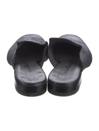 Santoni Leather Mules