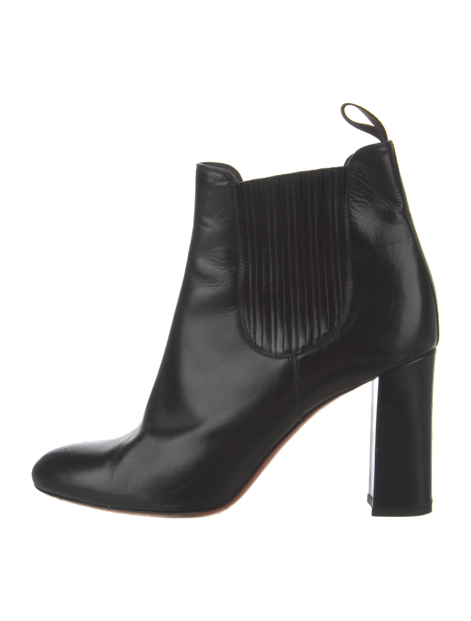 Santoni Leather Chelsea Boots