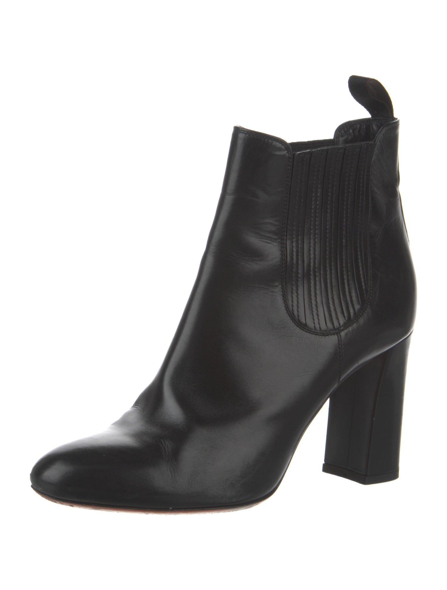 Santoni Leather Chelsea Boots