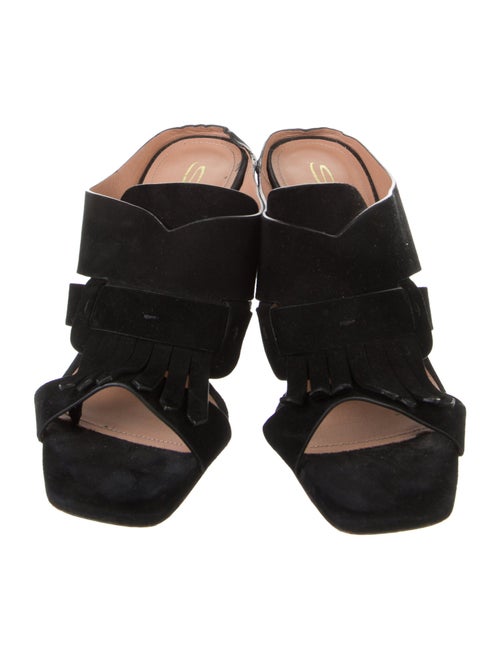 Santoni Suede Slides