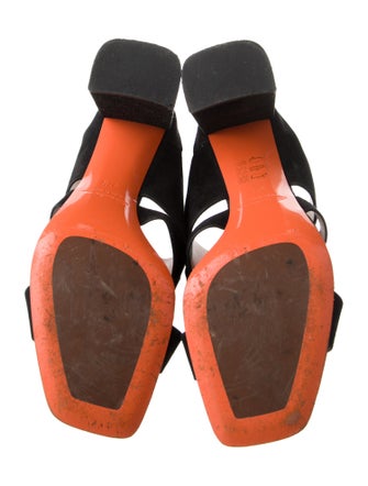 Santoni Suede Slides