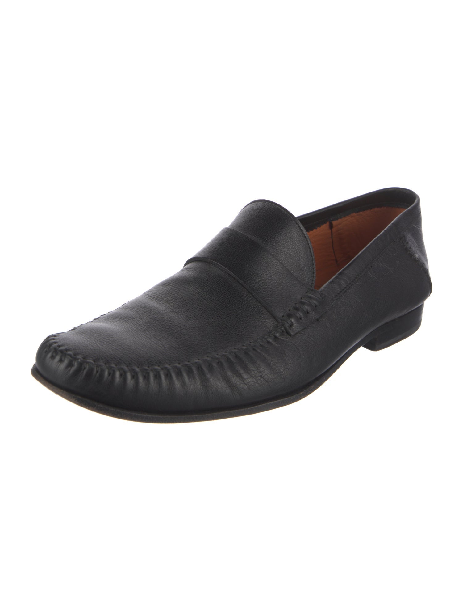 Santoni Leather Loafers