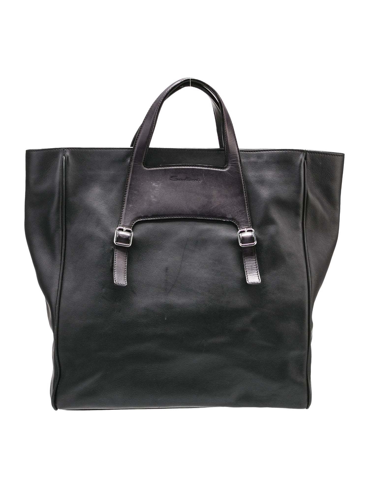 Santoni Leather Tote
