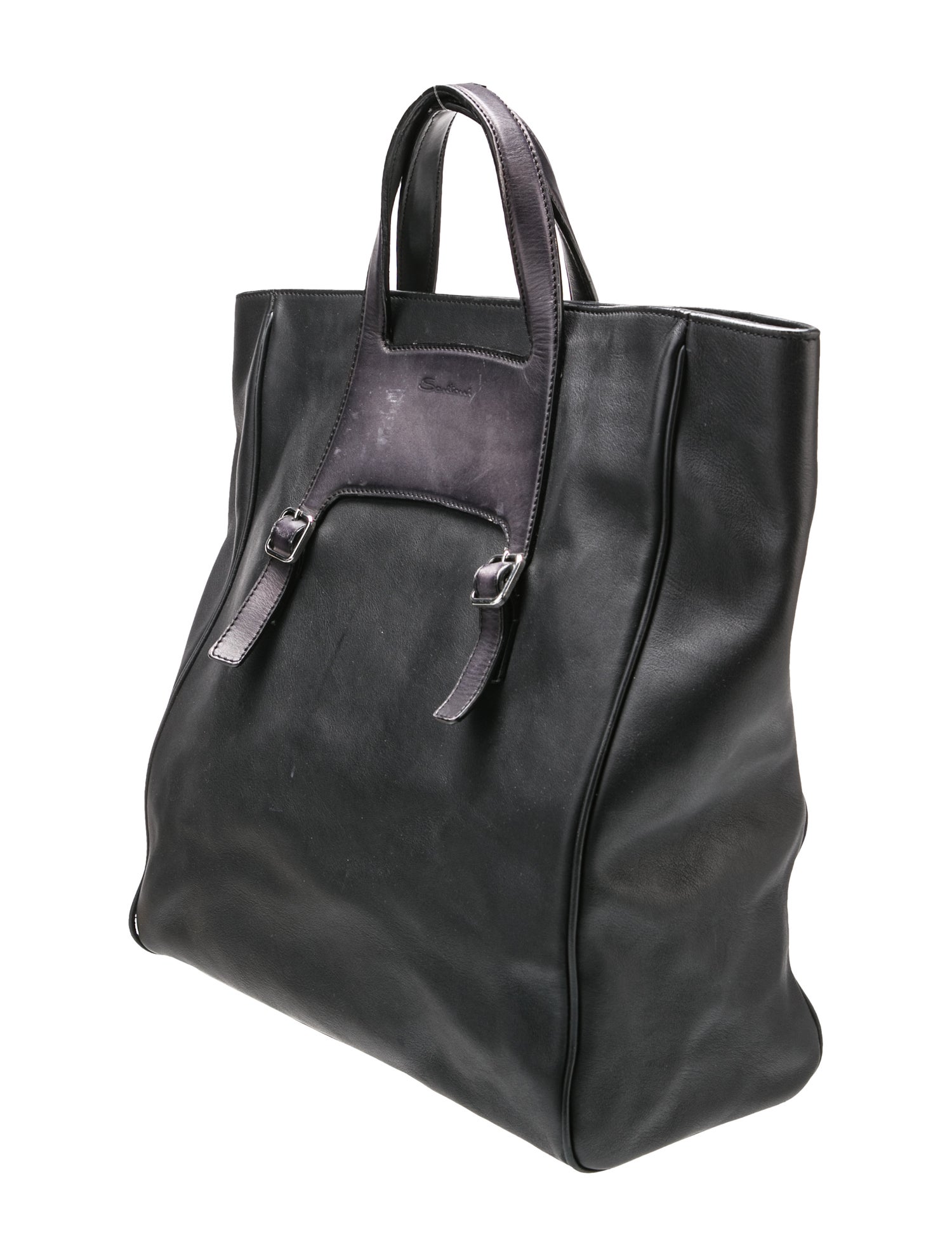 Santoni Leather Tote