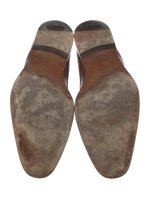 Santoni Leather Monk Straps