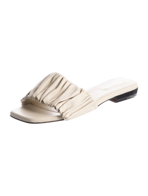 Santoni Leather Slides
