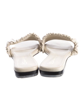 Santoni Leather Slides