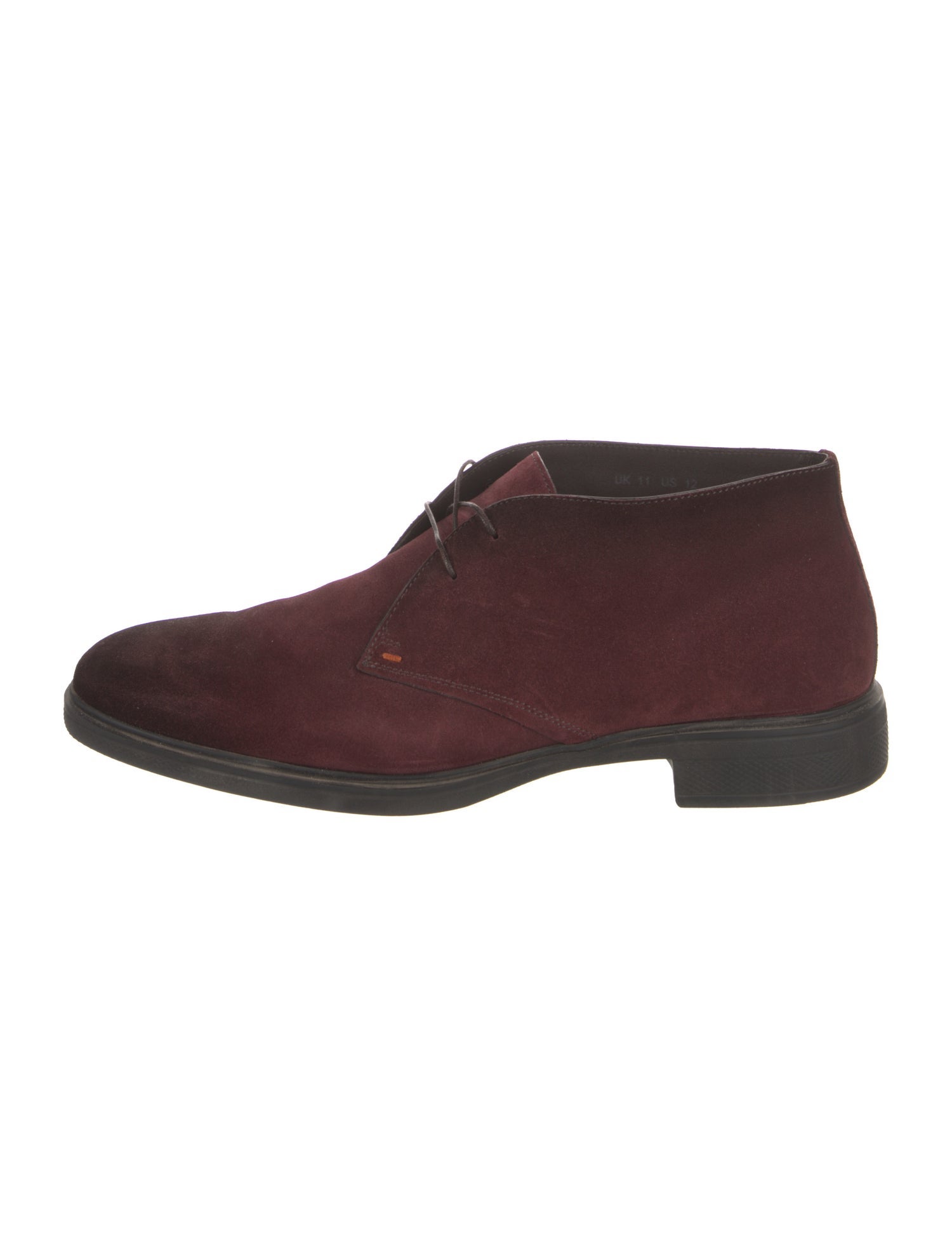 Santoni Suede Lace-Up Boots