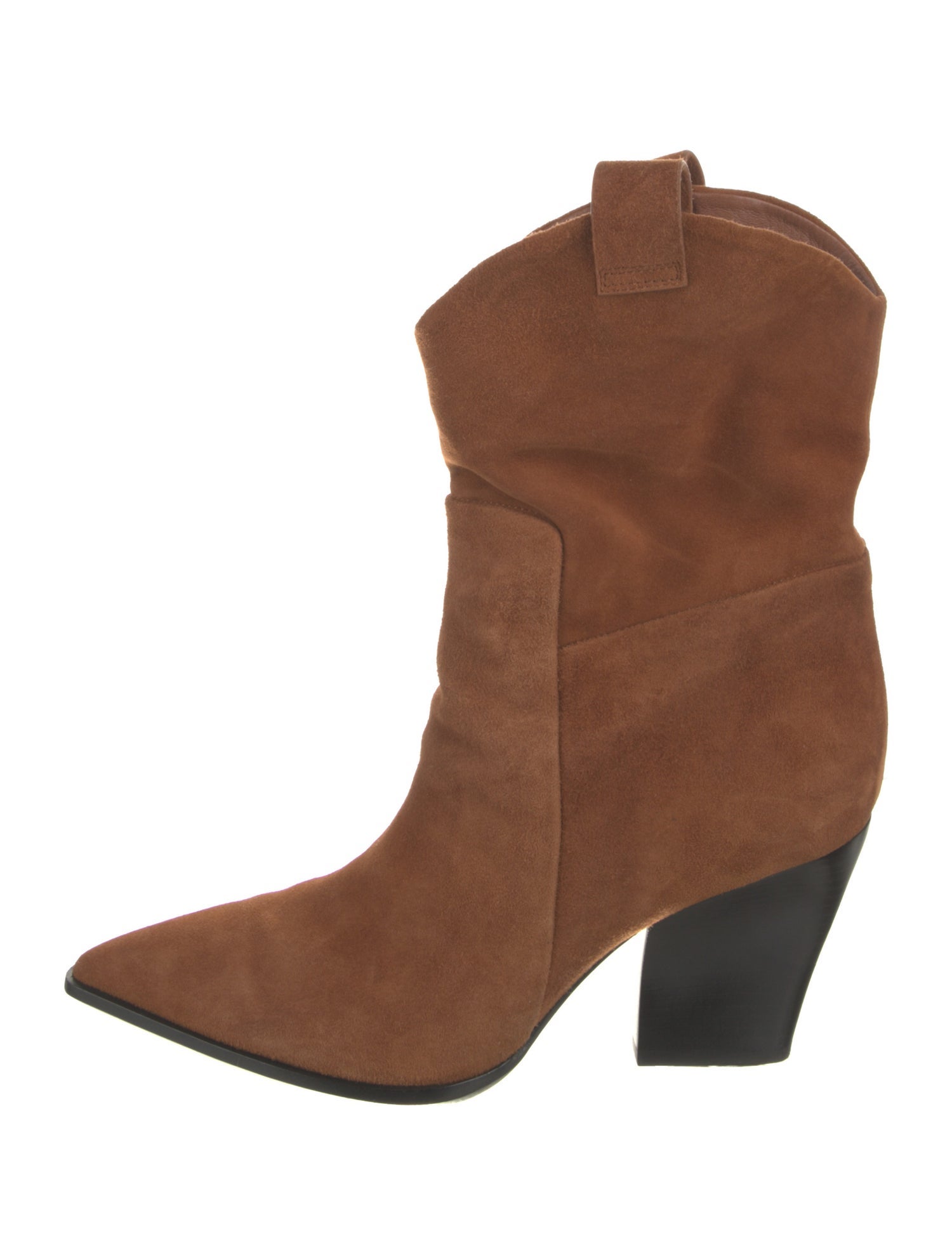 Santoni Suede Western Boots