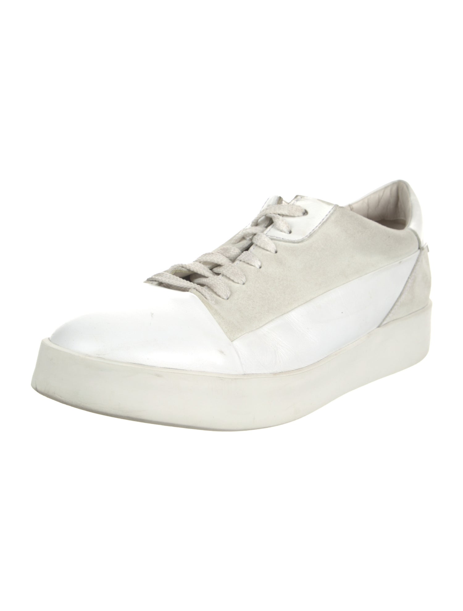 Santoni Leather Sneakers
