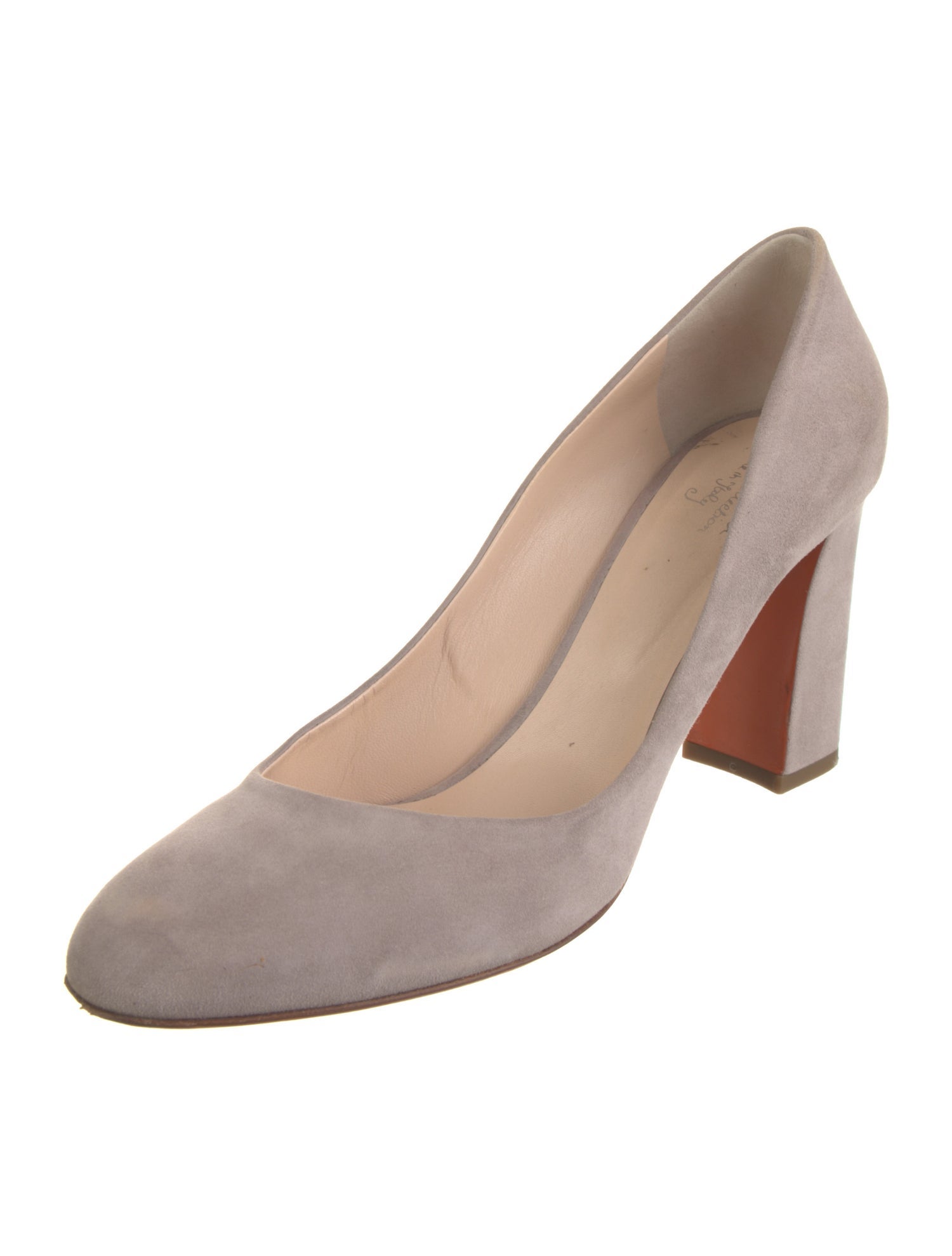 Santoni Suede Pumps