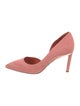 Santoni Suede D'Orsay Pumps