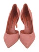 Santoni Suede D'Orsay Pumps