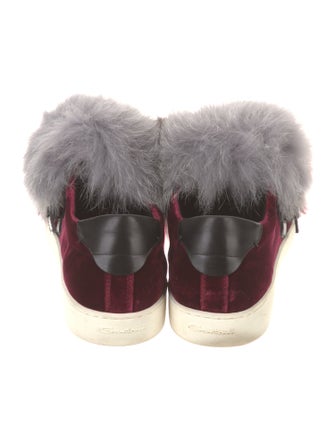 Santoni Velvet Sneakers