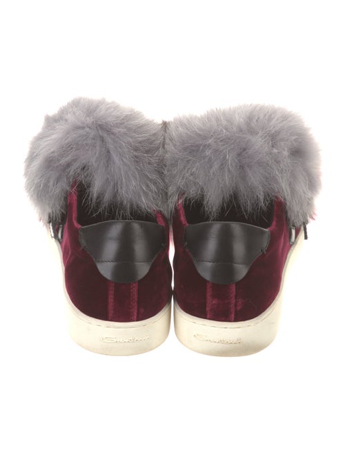 Santoni Velvet Sneakers
