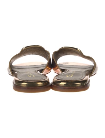 Santoni Leather Slides