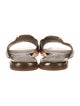Santoni Leather Slides