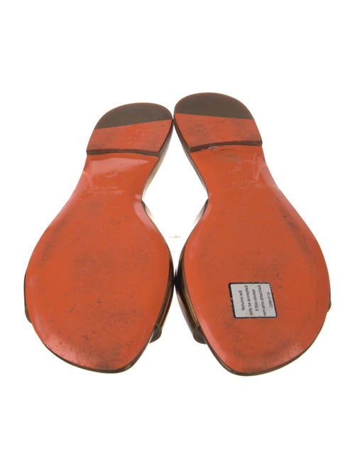 Santoni Leather Slides