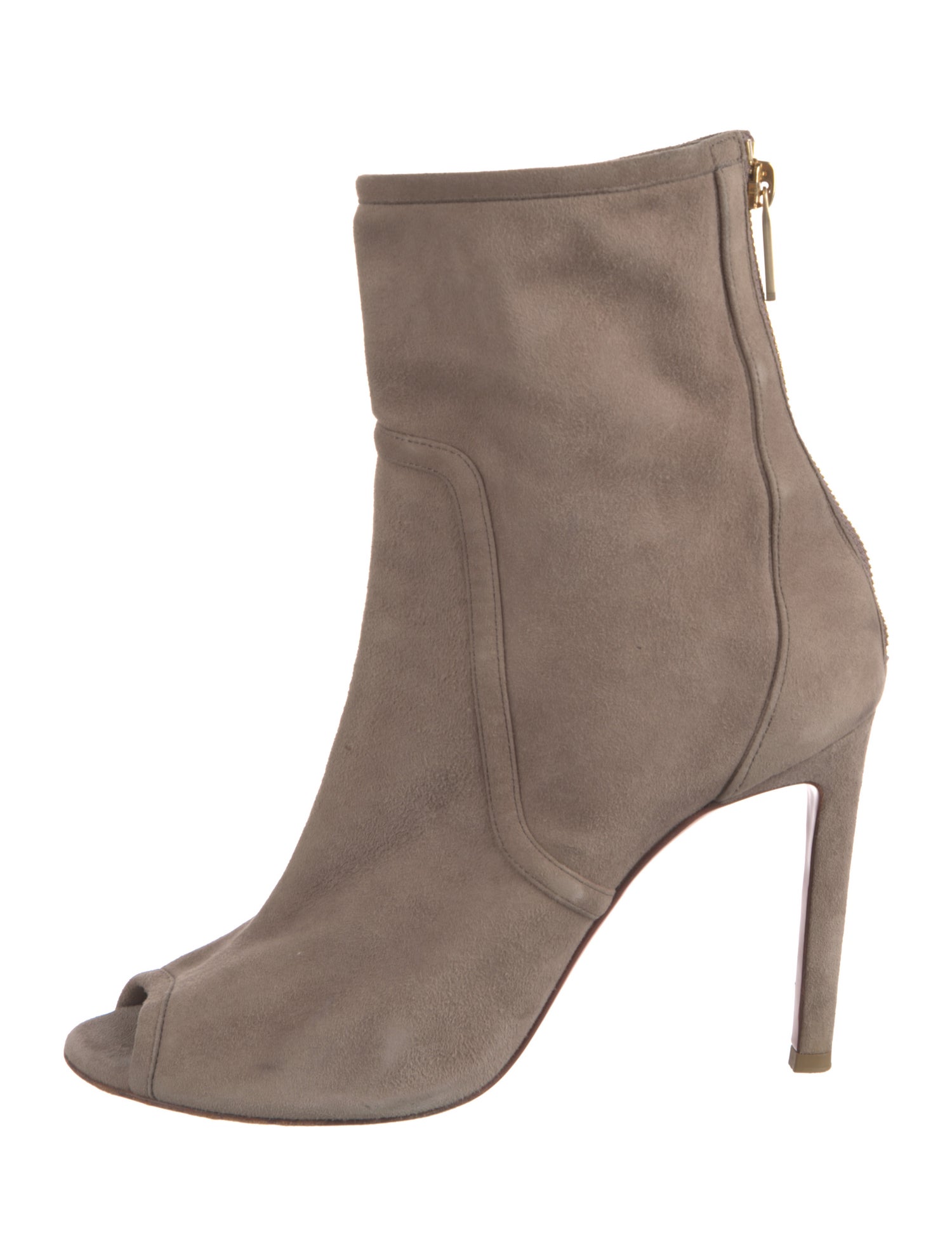 Santoni Suede Cutout Accent Boots